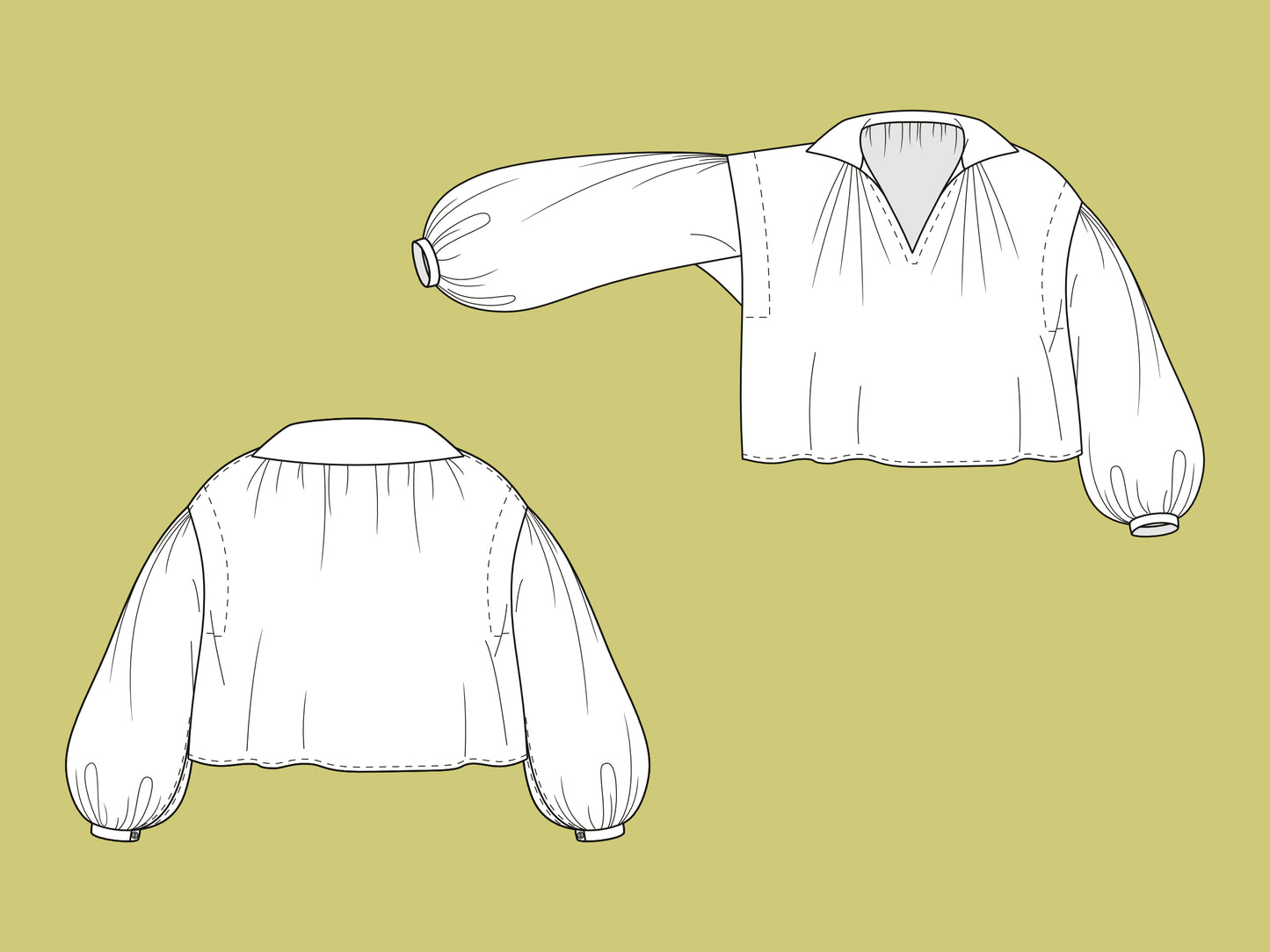 Georgian Shirt - Sewing Pattern