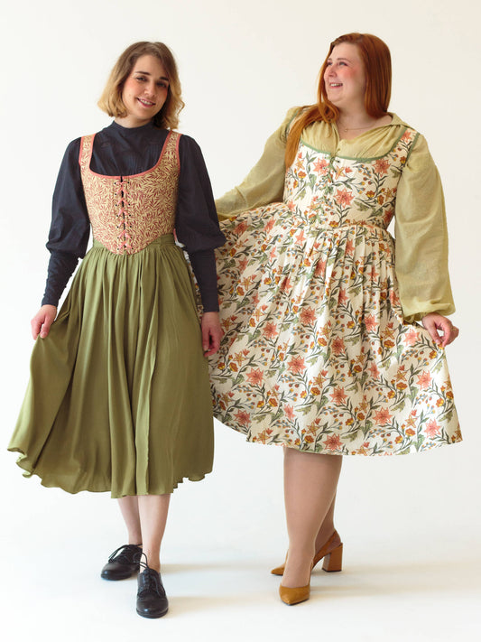Georgian Polonaise Dress - Sewing Pattern