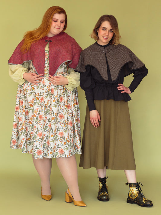 Romantic Pelerine Capelet - Sewing Pattern