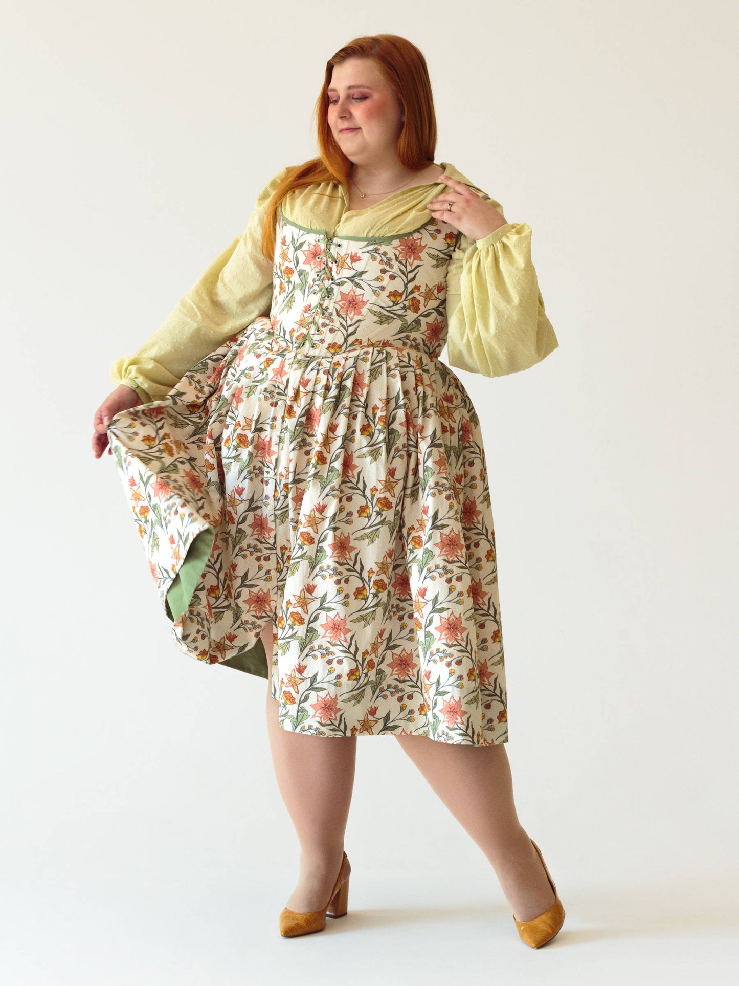 Georgian Polonaise Dress - Sewing Pattern