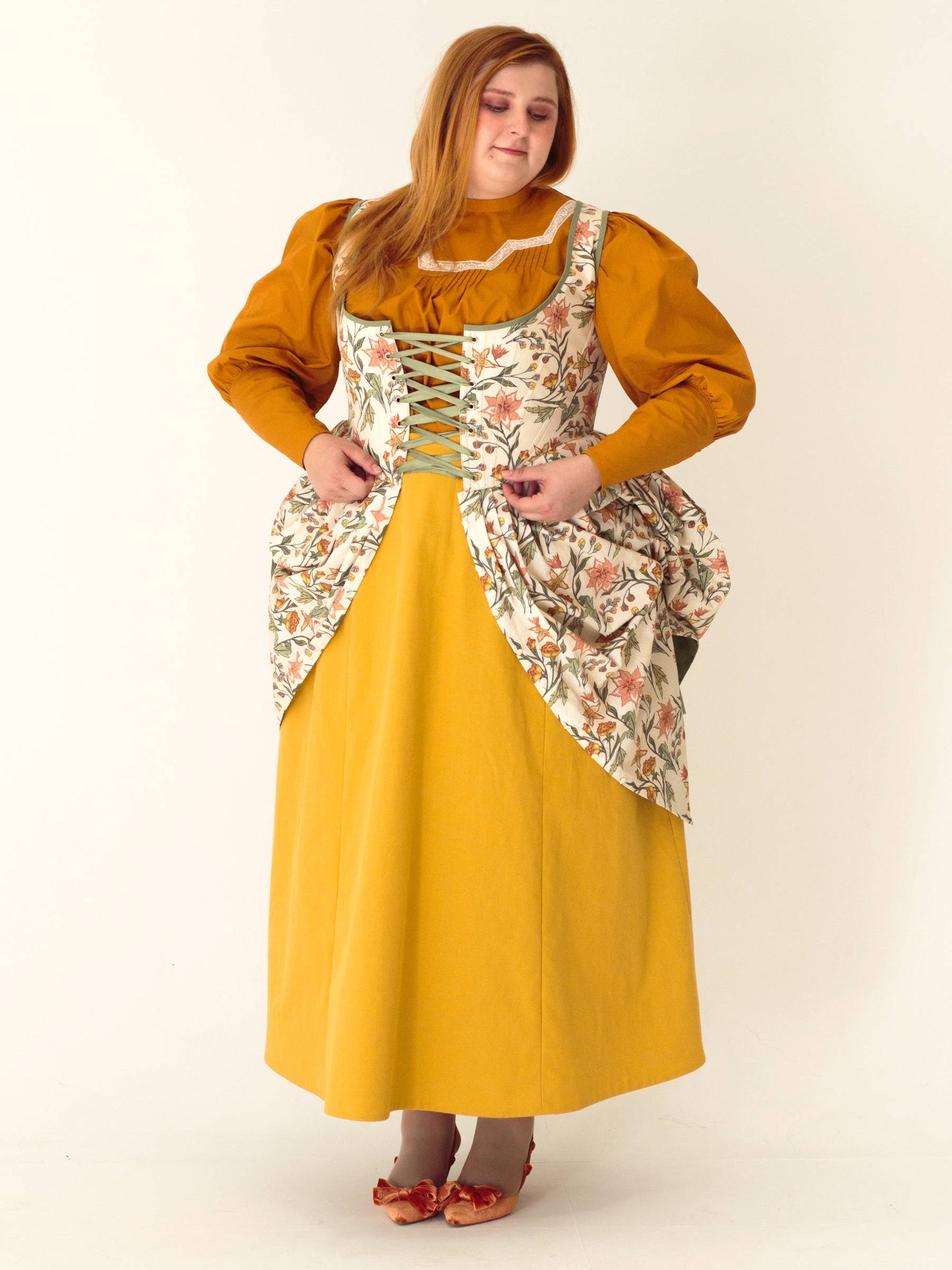 Georgian Polonaise Dress - Sewing Pattern