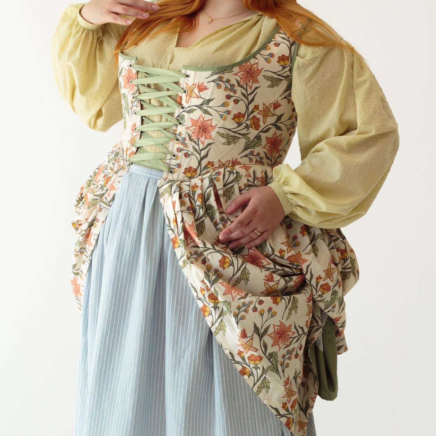 Georgian Polonaise Dress - Sewing Pattern