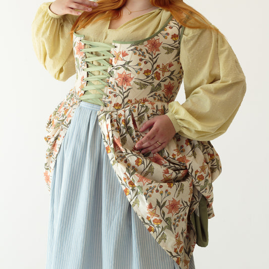 Georgian Polonaise Dress - Sewing Pattern